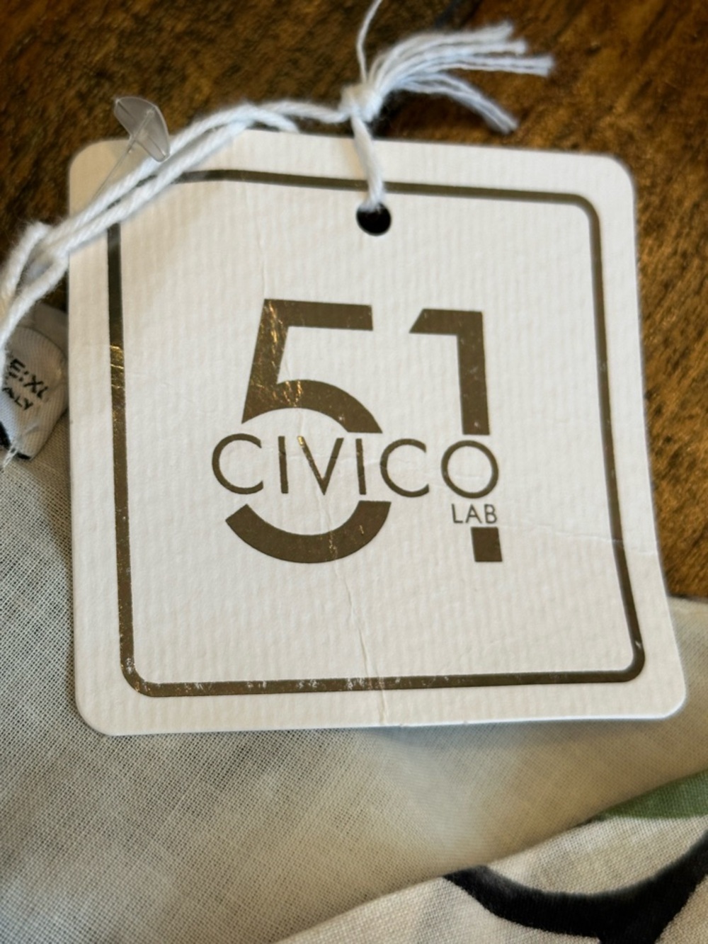 Civico 51 | Tropical Tiered Belted Maxi Dress - Made in Italy, Sz XL, NWT - Picture 10 of 16